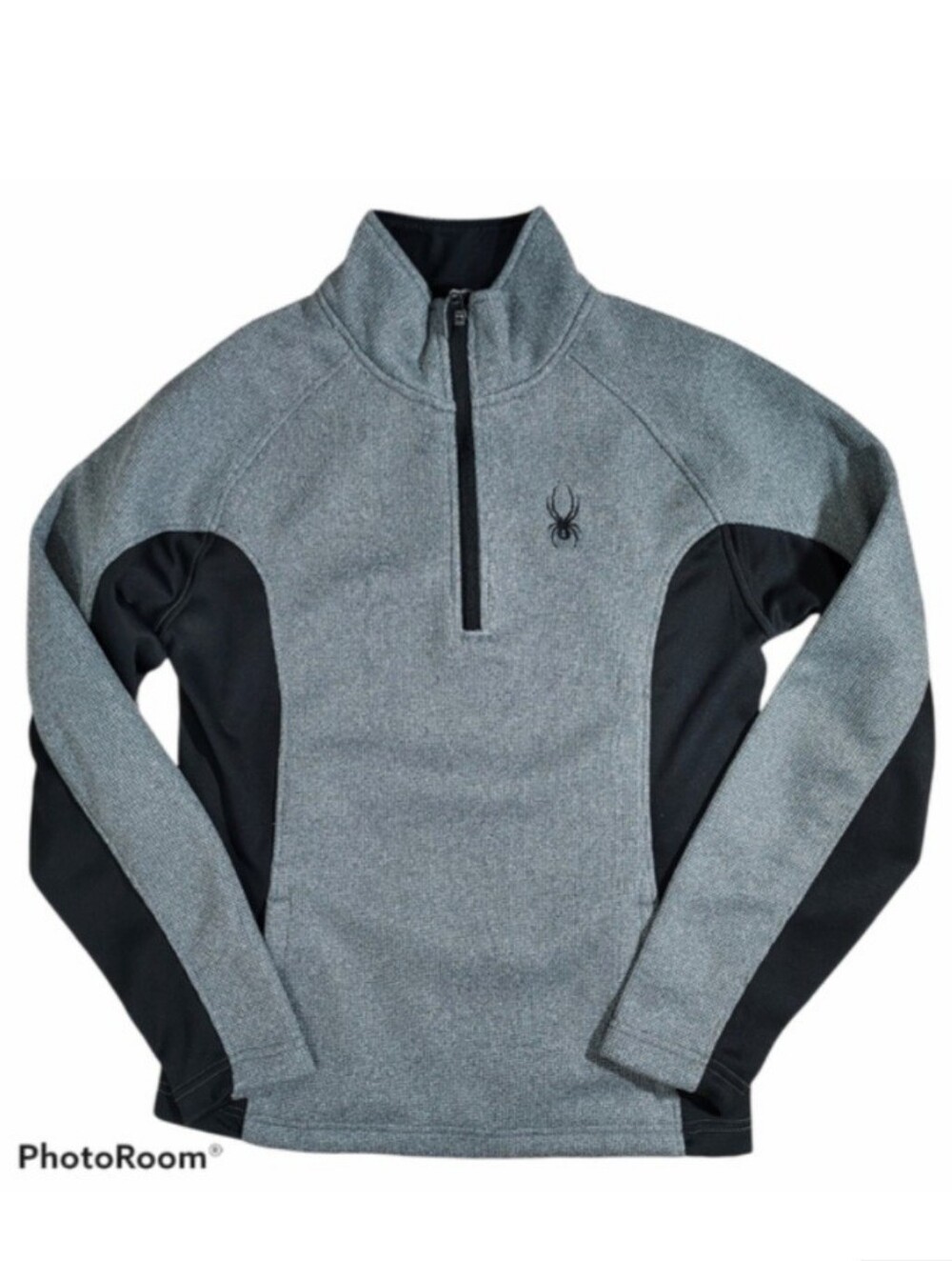 Spyder gray heather quarter zip top S